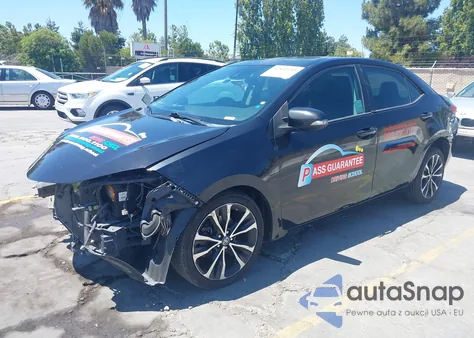 2017 Toyota Corolla Se z USA, uszkodzony, nr VIN 5YFBURHE6HP679565